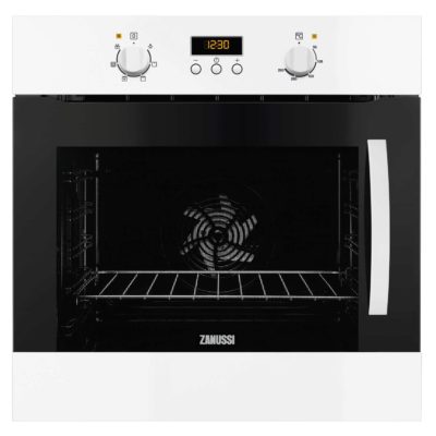 Zanussi ZOA35525WK Built-in Single Fan Oven in White Zanussi ZOA35525WK Built-in Single Fan Oven in White